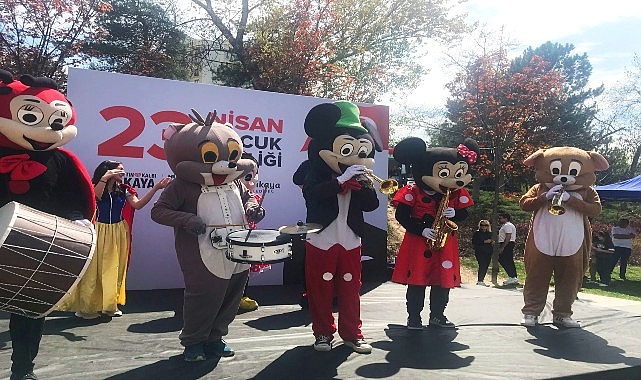Çankaya’da Minikler Çocuk Şenliği’nde Doyasıya Eğlendi