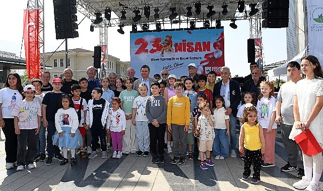 Çocuklar 23 Nisan coşkusunu Osmangazi’de yaşıyor