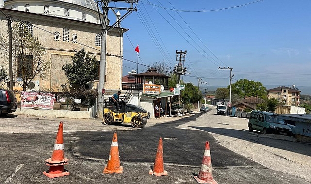 Gebze köylerinde hummalı yol çalışması