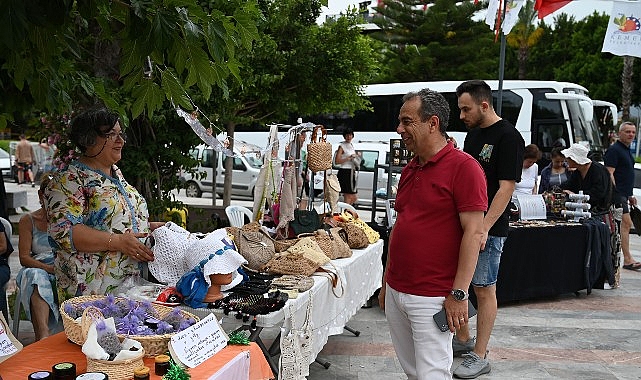 Kemer’de yılın ilk “Üreten ev hanımları kermesi”