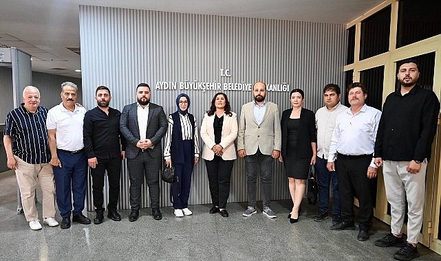 Başkan Çerçioğlu’na Aydın Gazeteciler Cemiyeti’nden Ziyaret
