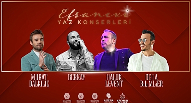 Efsanevi yaz konserleri ile eğlenceli tatiller yaşanıyor