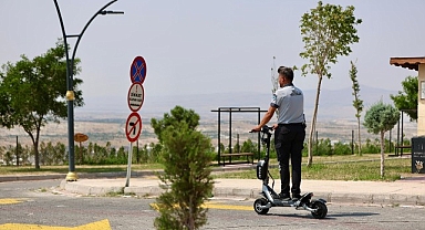 Kahveci Dağı’nda Scooterli Güvenlik Görevlileri