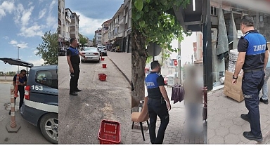 İnegöl’de Kaldırım Ve Yol İşgallerine Geçit Yok