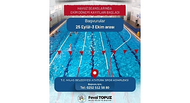 Kapalı Yüzme Havuzunda Kış Döneminin Ekim Ayı Kayıtları Başlıyor