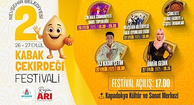 Nevşehir Belediyesi Geleneksel Kabak Çekirdeği Festivali Başlıyor