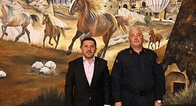 Başkan Arı, İl Jandarma Komutanı Çelik’i Makamında Ağırladı