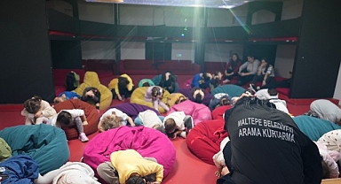 Maltepe’de ara tatilde miniklere afet eğitimi